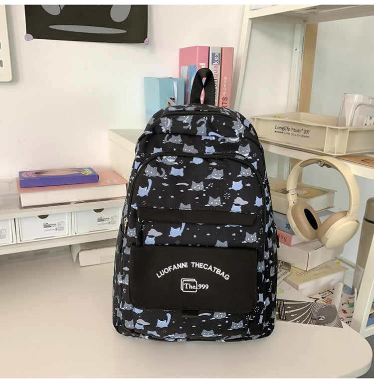 Verspielt Katzenthemen Rucksack Brehn