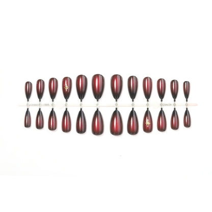 Glänzendes Gradient Press-On Nail Set Brehn