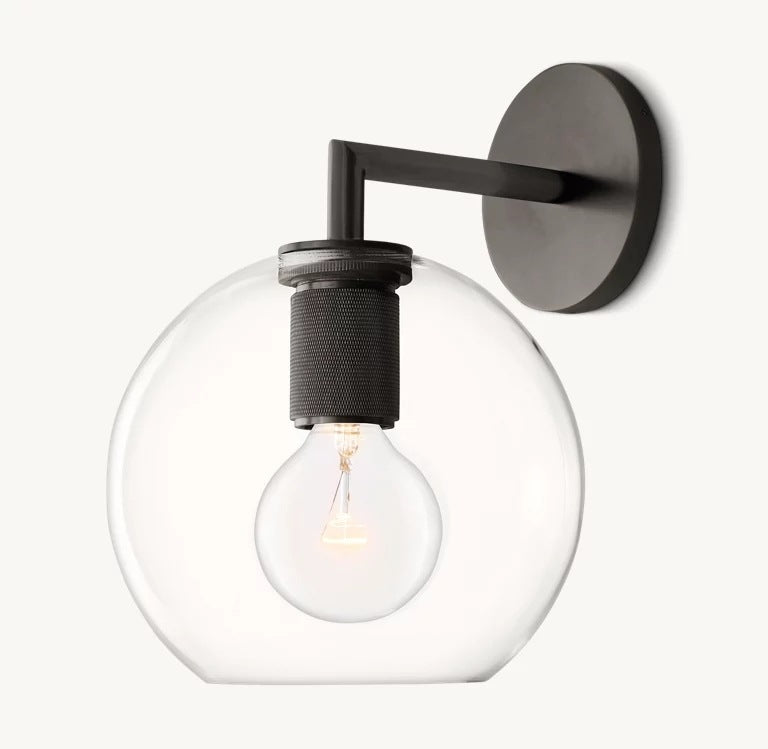Moderne Glas Sphere Wandlampe