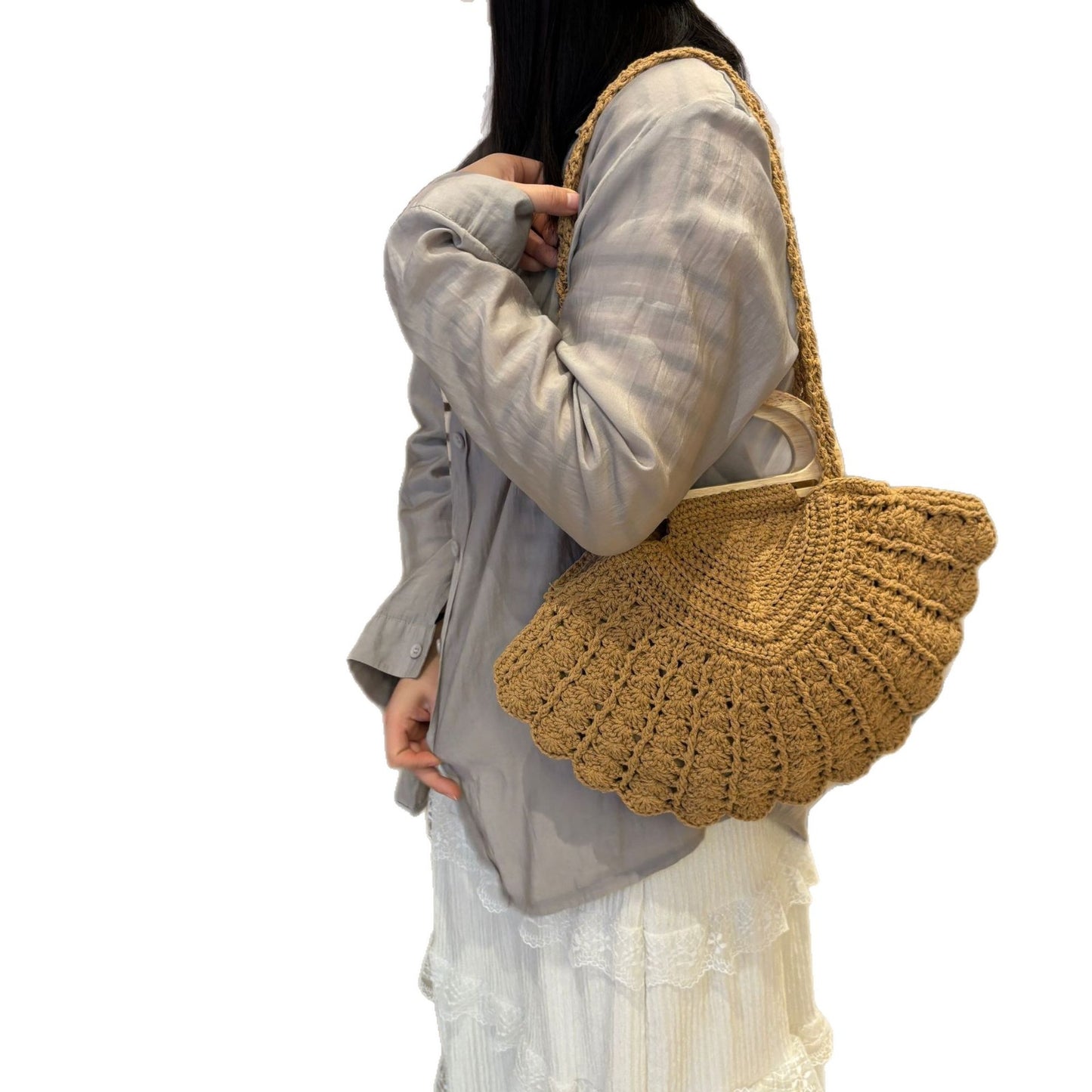 Handgeknüpfte Schultertasche Brehn