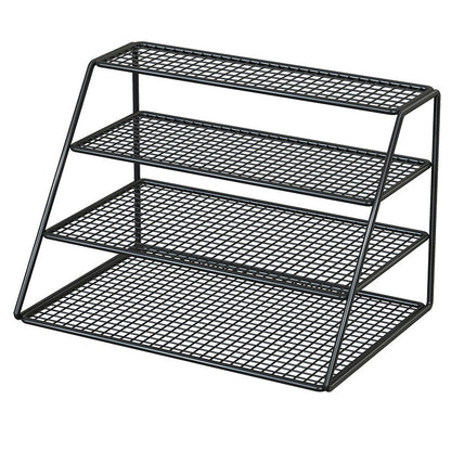 Multi-Tier Kompakt Metall Netz Schuhdisplay Regal für Eingangsbereich und Kleiderschrank
