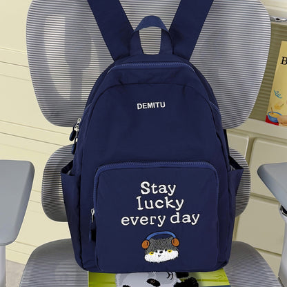 Besticketer Spaß Charakter Schulrucksack
