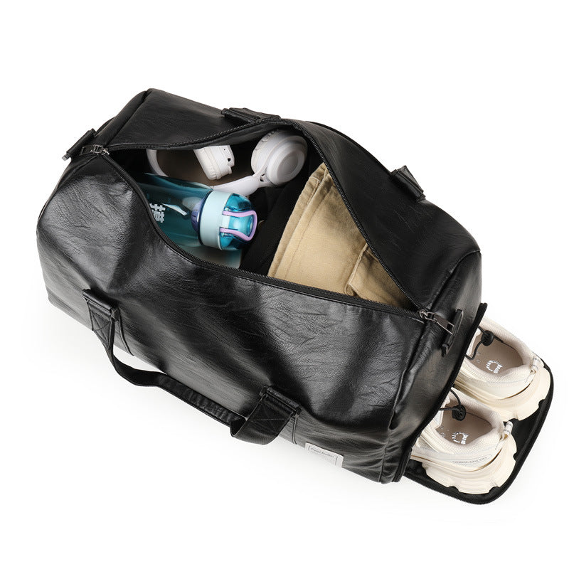 Premium Leder Reise Duffel Tasche Brehn