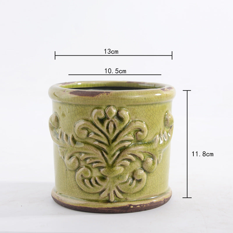 Eleganter Keramik Blumentopf Brehn
