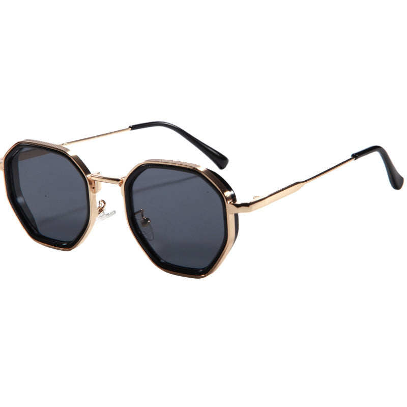 Damen geometrische Sonnenbrille mit modischem Rahmen Brehn