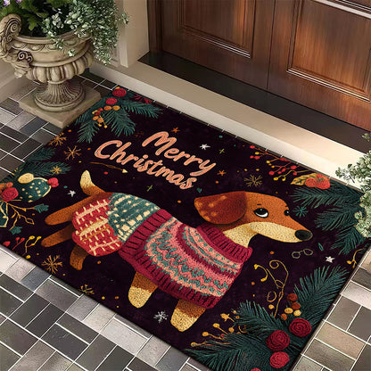 Festive Hundethemen-Eingangsmatte Brehn