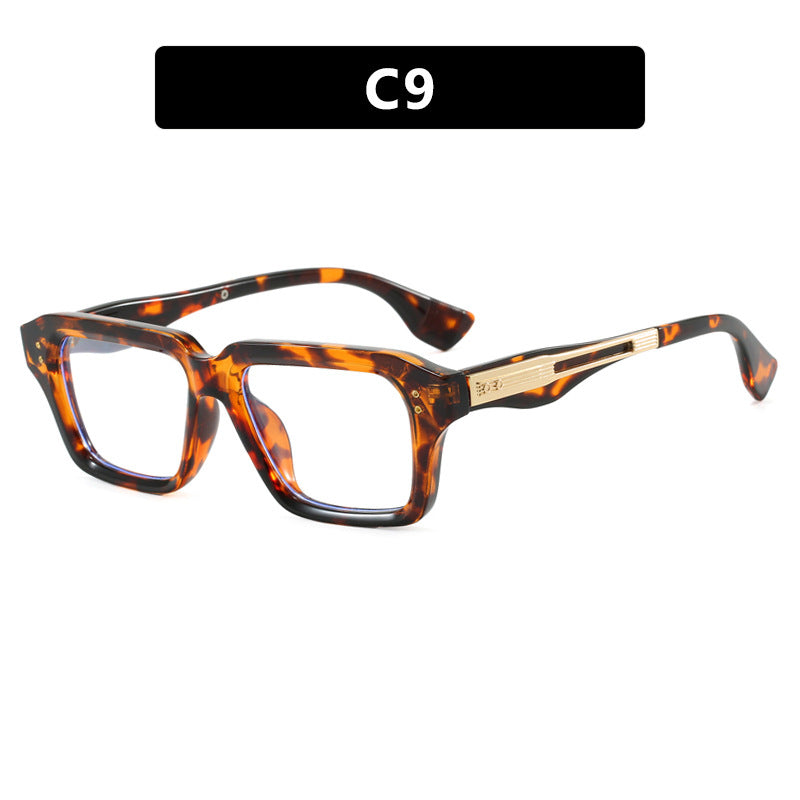 Damen stilvolle quadratische Sonnenbrille mit luxuriösem Schildkrötenmuster und strapazierfähigem Rahmen Brehn