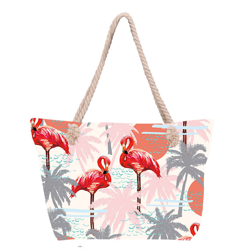 Strandtasche mit floralen Muster Brehn