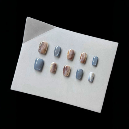 Künstlerische Press-On Nageldesigns