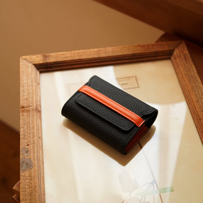Strukturiertes Leder Kartenhalter Wallet