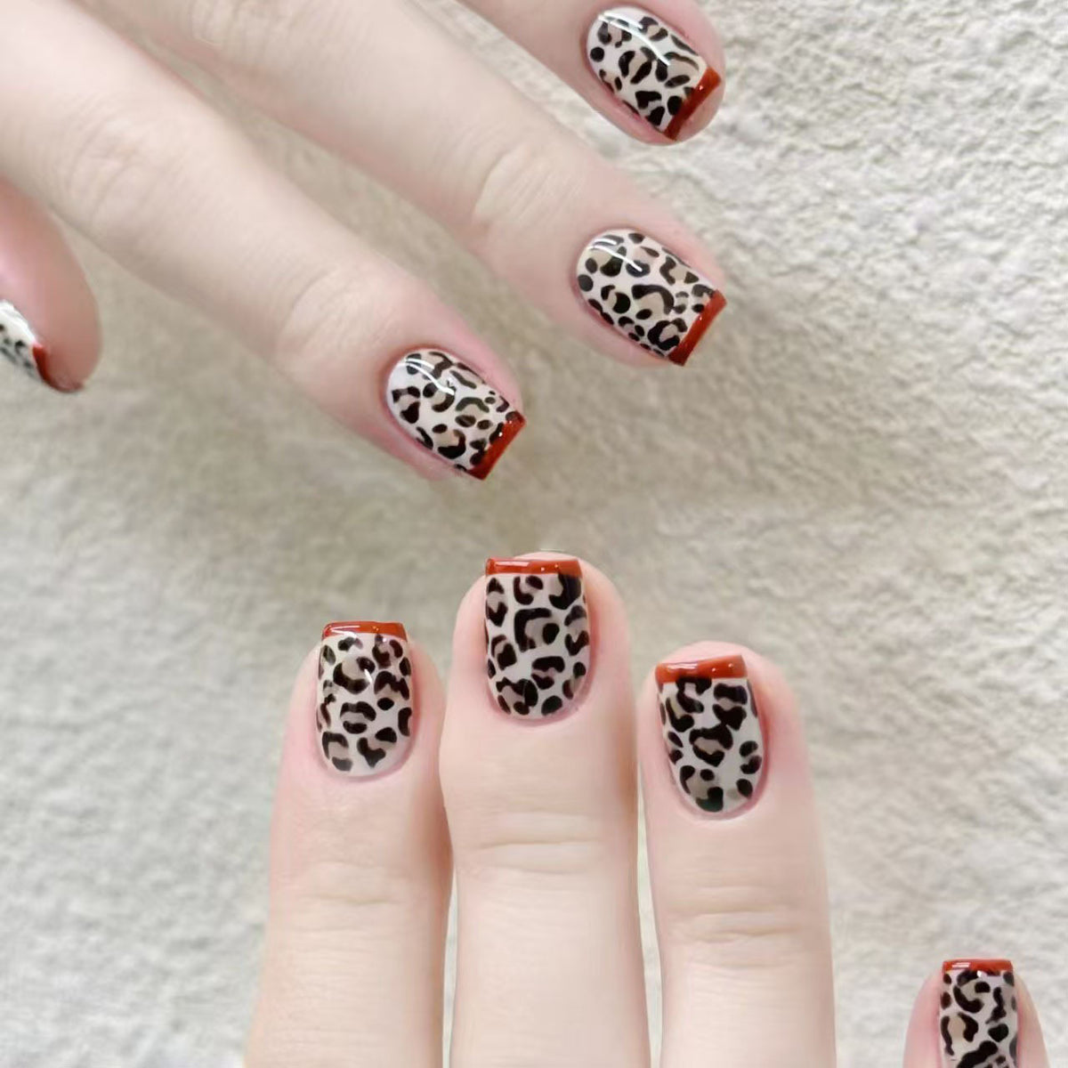 Wildtier-Print-Nagelkunst-Set