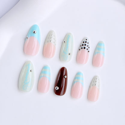 Künstlerisches Detailliertes Nagelkunst Tipps Set Brehn