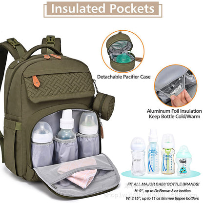 Stilvoller Multifunktions-Wickelrucksack Brehn