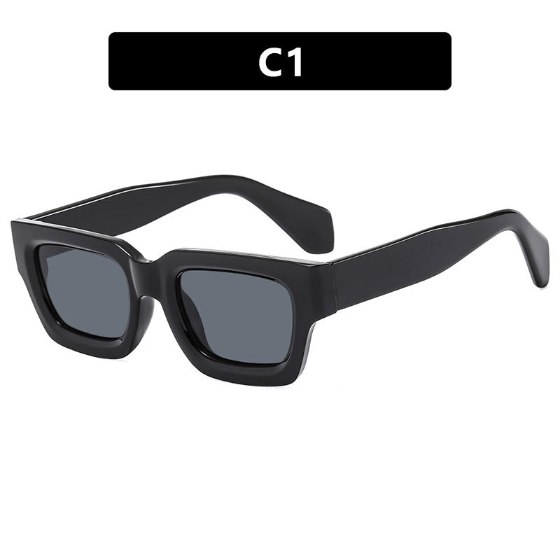 Damen moderne quadratische Sonnenbrille Brehn