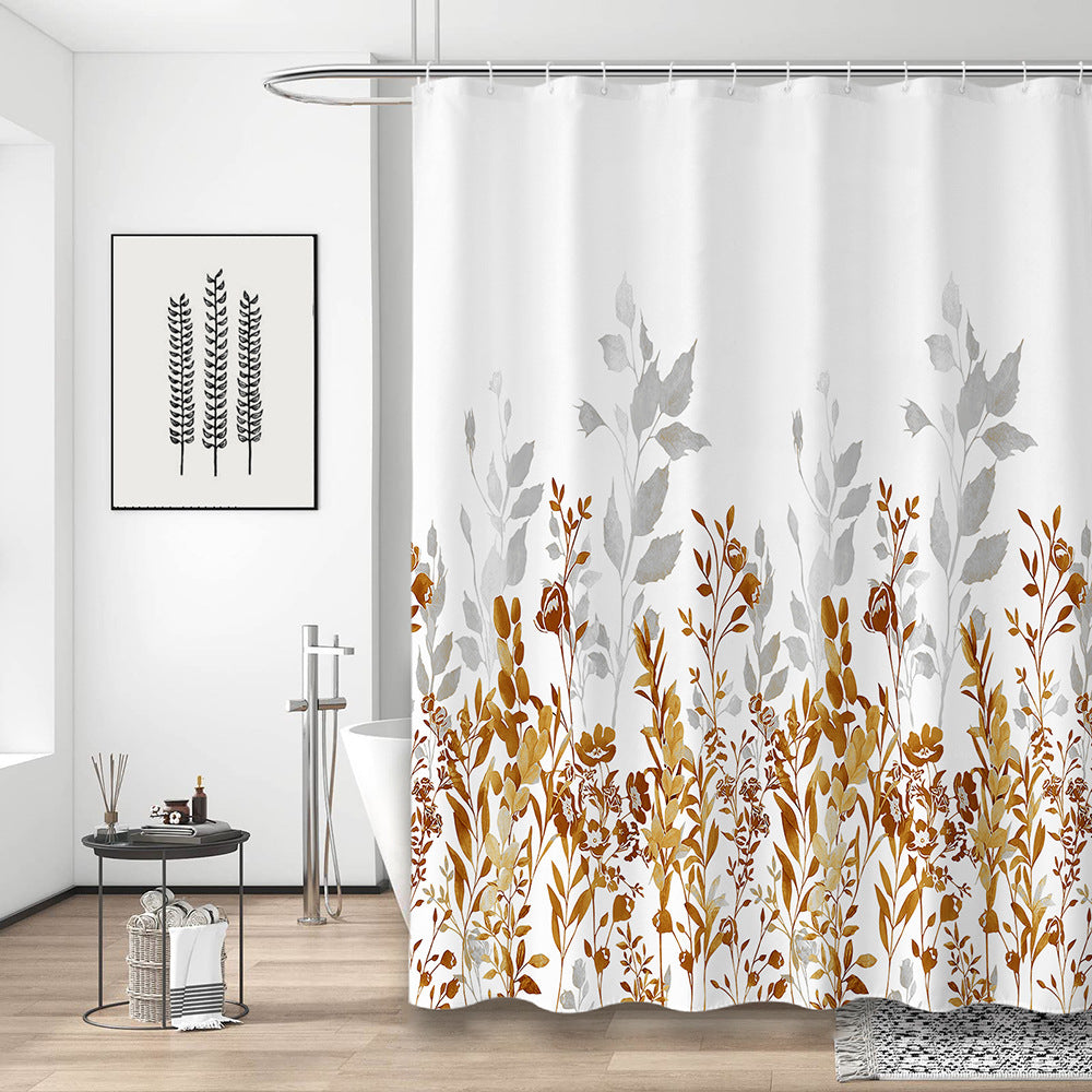 Florales Druck Duschvorhang Brehn