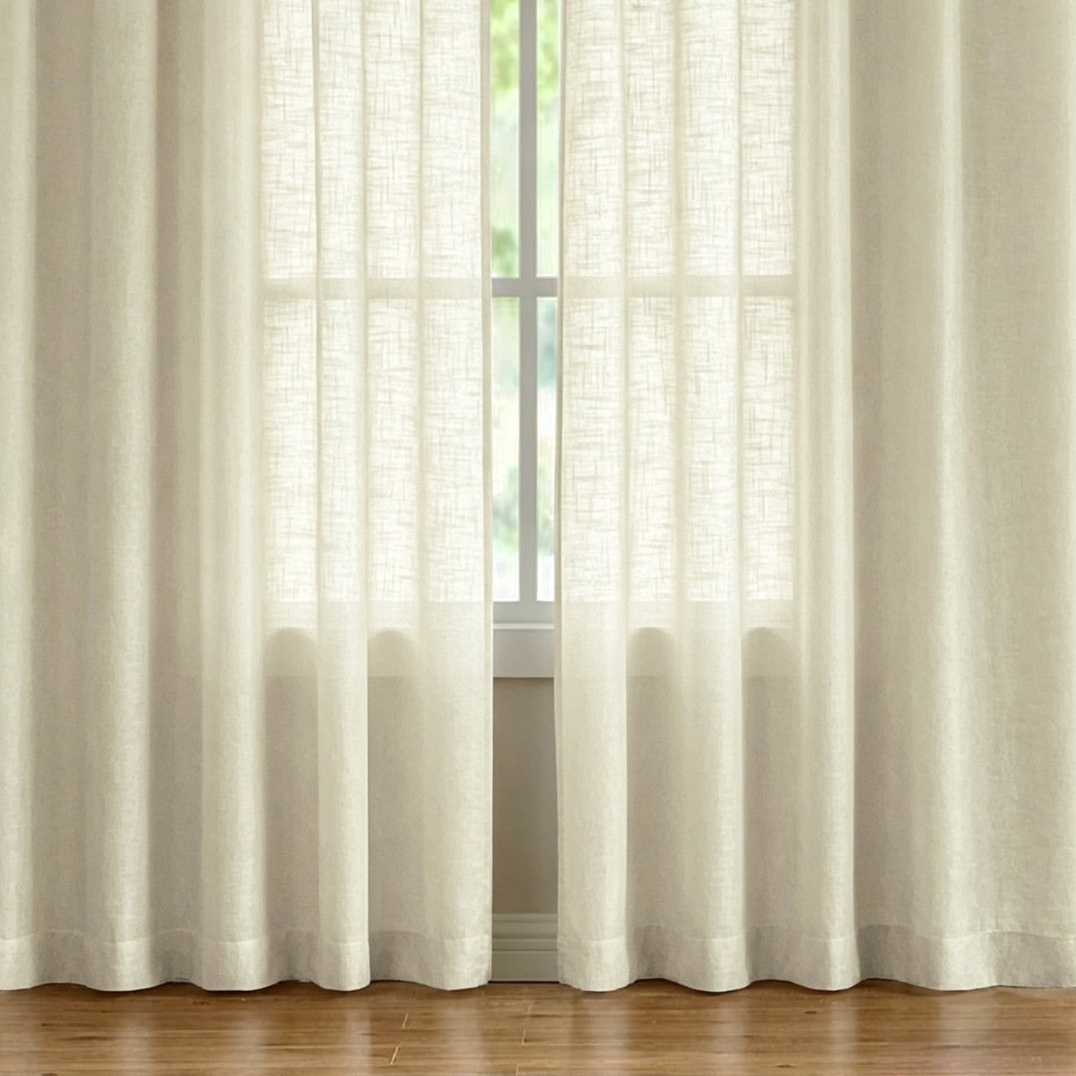 Durchsichtige Leinen-Fenstervorhänge Brehn