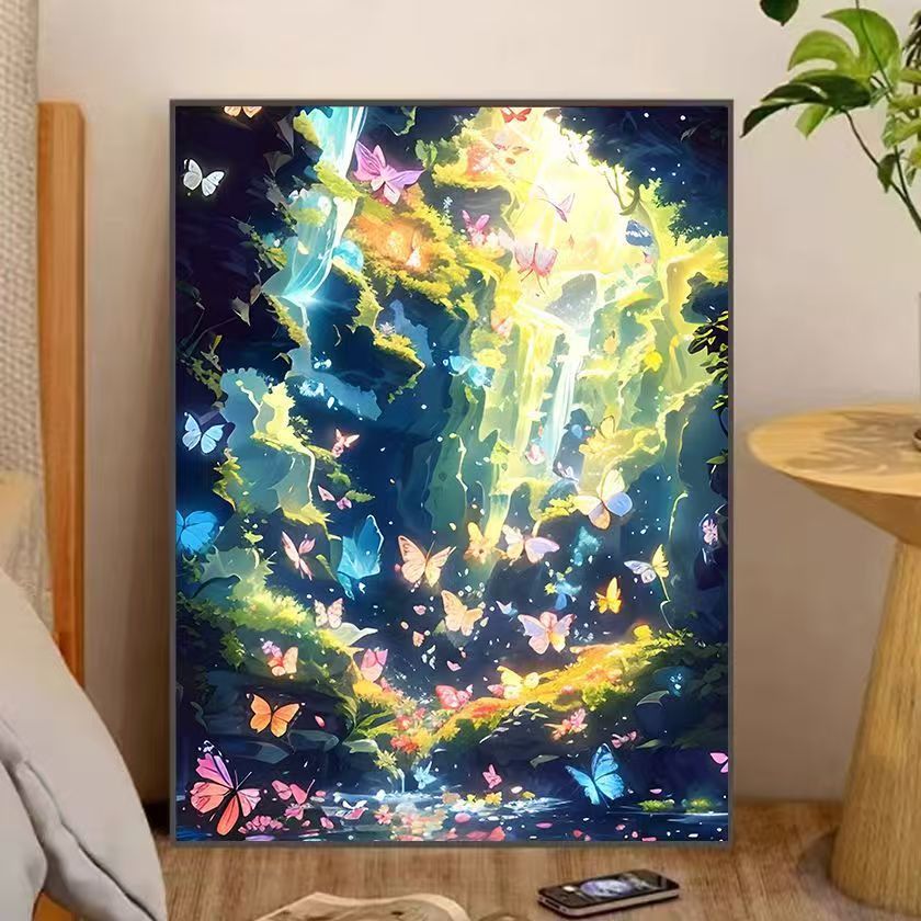 Fantasy Forest Schmetterling Wandkunst Brehn