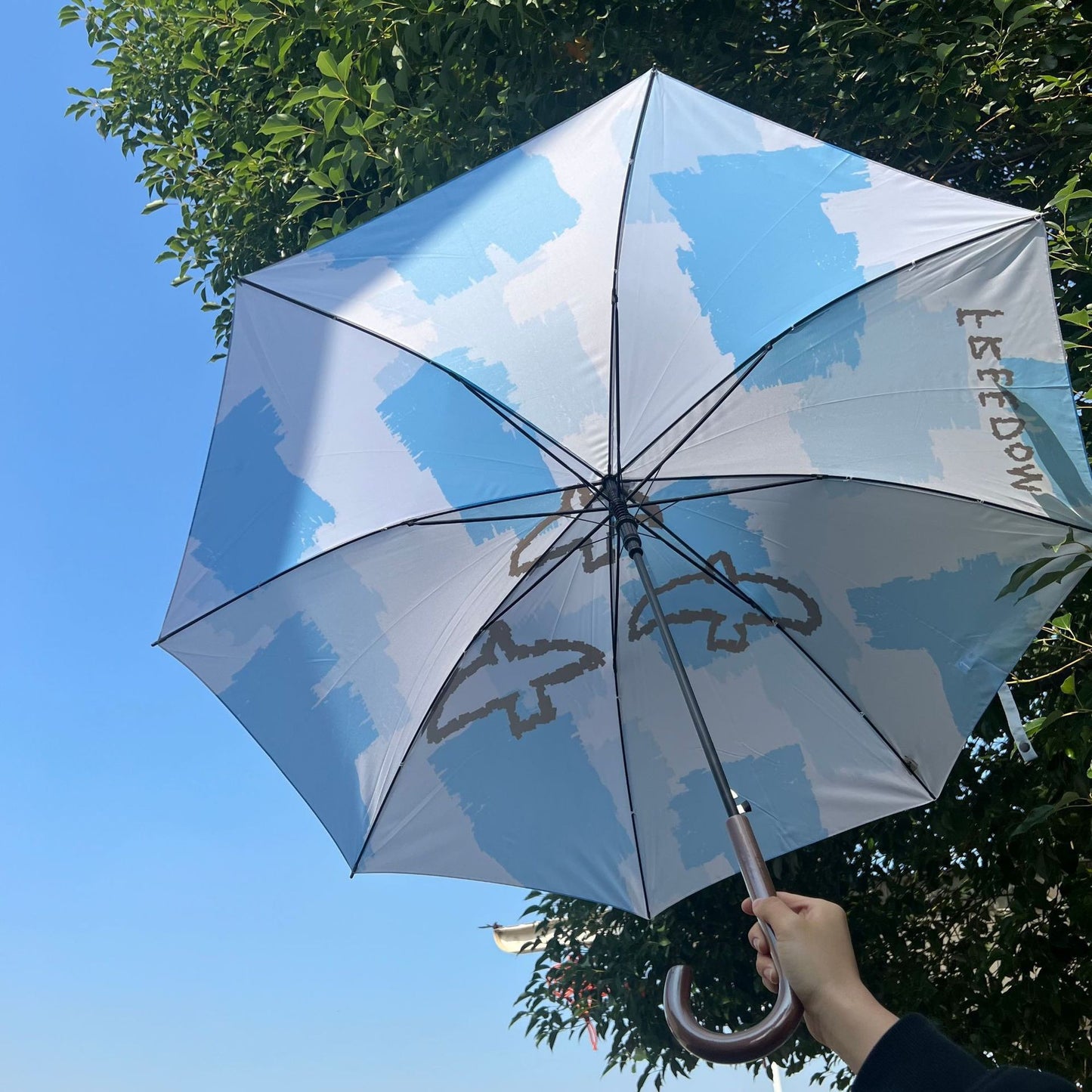 Damen Faltbarer Regenschirm mit geschmackvollem Design Brehn
