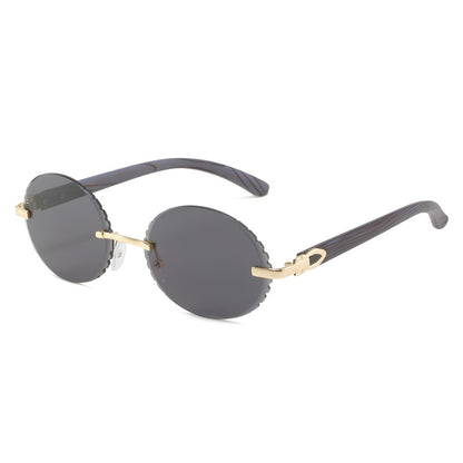 Runde Rahmen Mode Sonnenbrille Brehn