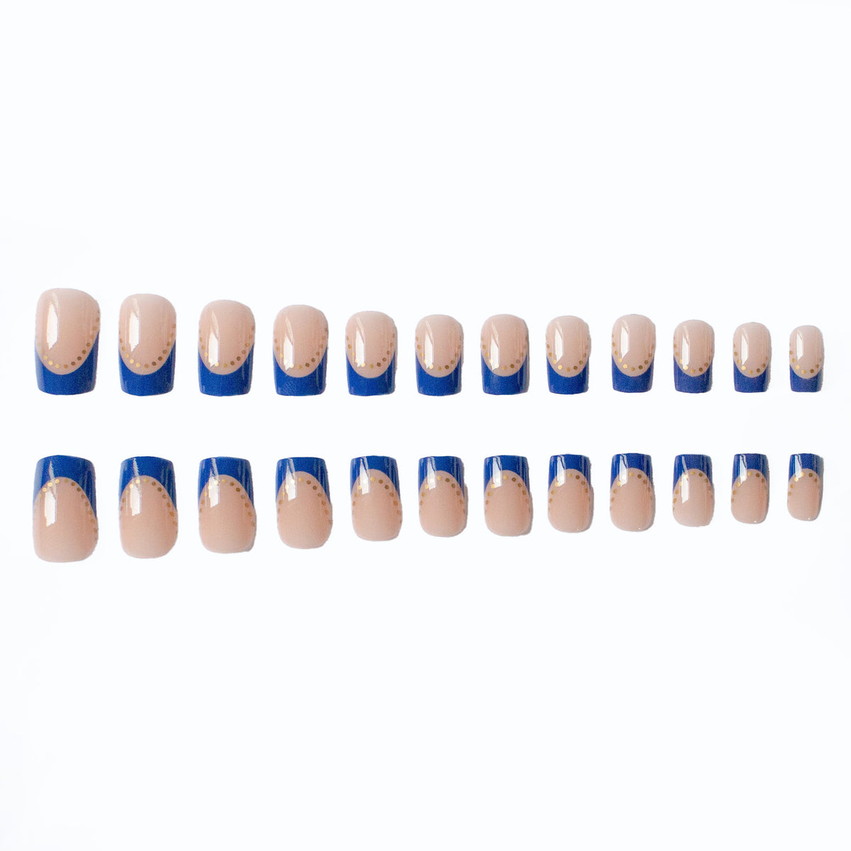Elegantes French Tip Gel Nagel Kunst Kit