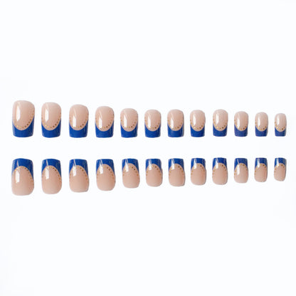 Elegantes French Tip Gel Nagel Kunst Kit