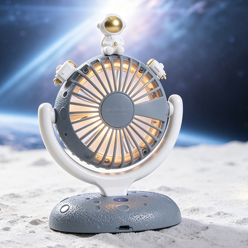 Damen Tragbarer USB Tischventilator mit kreativem Astronauten-Design Brehn