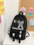 Charmante mit Schleife verzierte Schulranzen