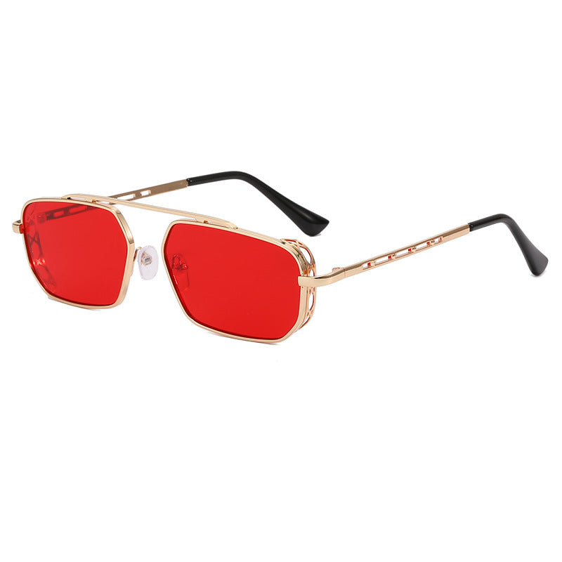 Damen modische Sonnenbrille im modernen Hexagon-Design Brehn