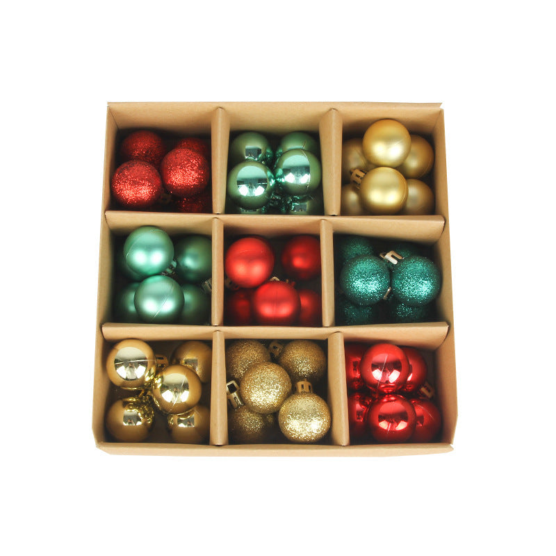 Elegante bruchsichere Weihnachtsbaum Ornament Set Brehn