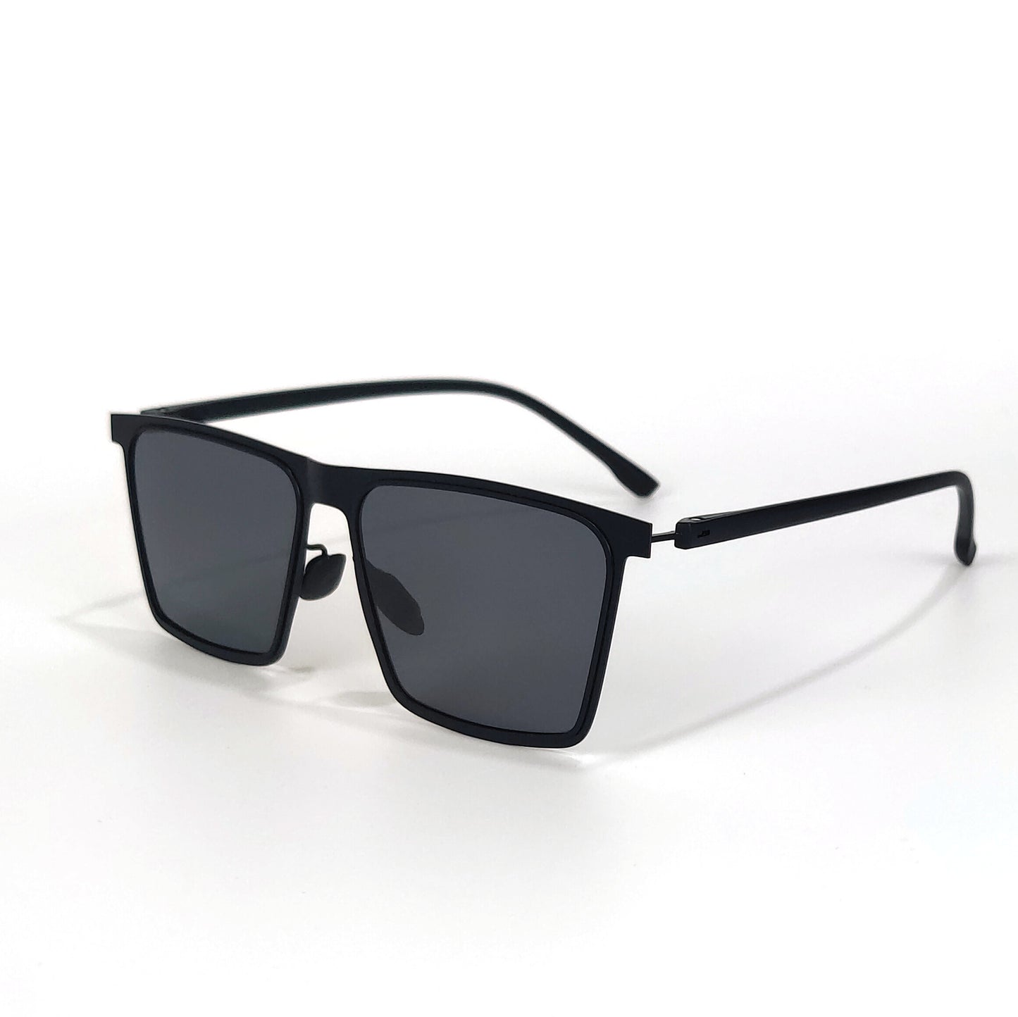 Herren moderne rechteckige Sonnenbrille Brehn