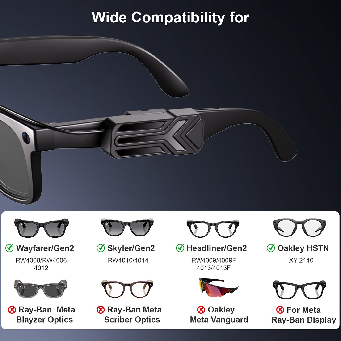 Intelligente Sonnenbrille mit Integriertem Bluetooth-Lautsprecher Brehn
