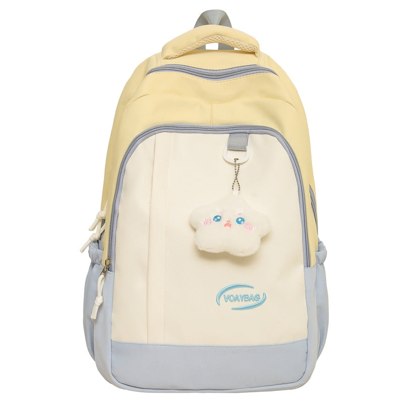 Trendy Mehrfachtaschen Schulrucksack Brehn