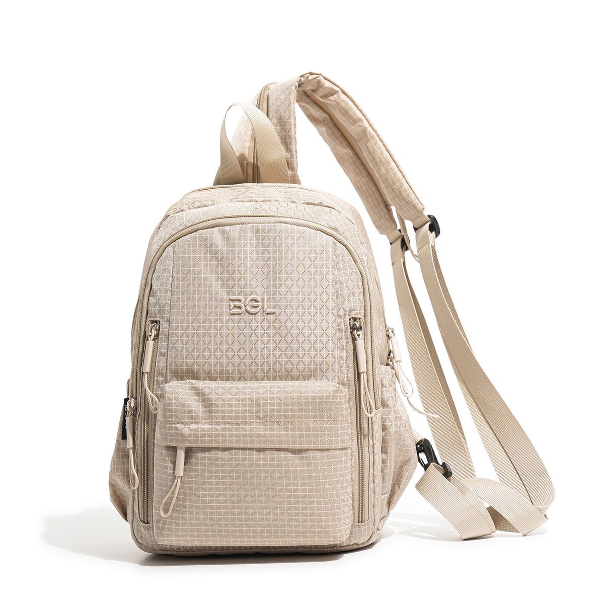Texturierter Mehrfach-Taschen-Rucksack Brehn