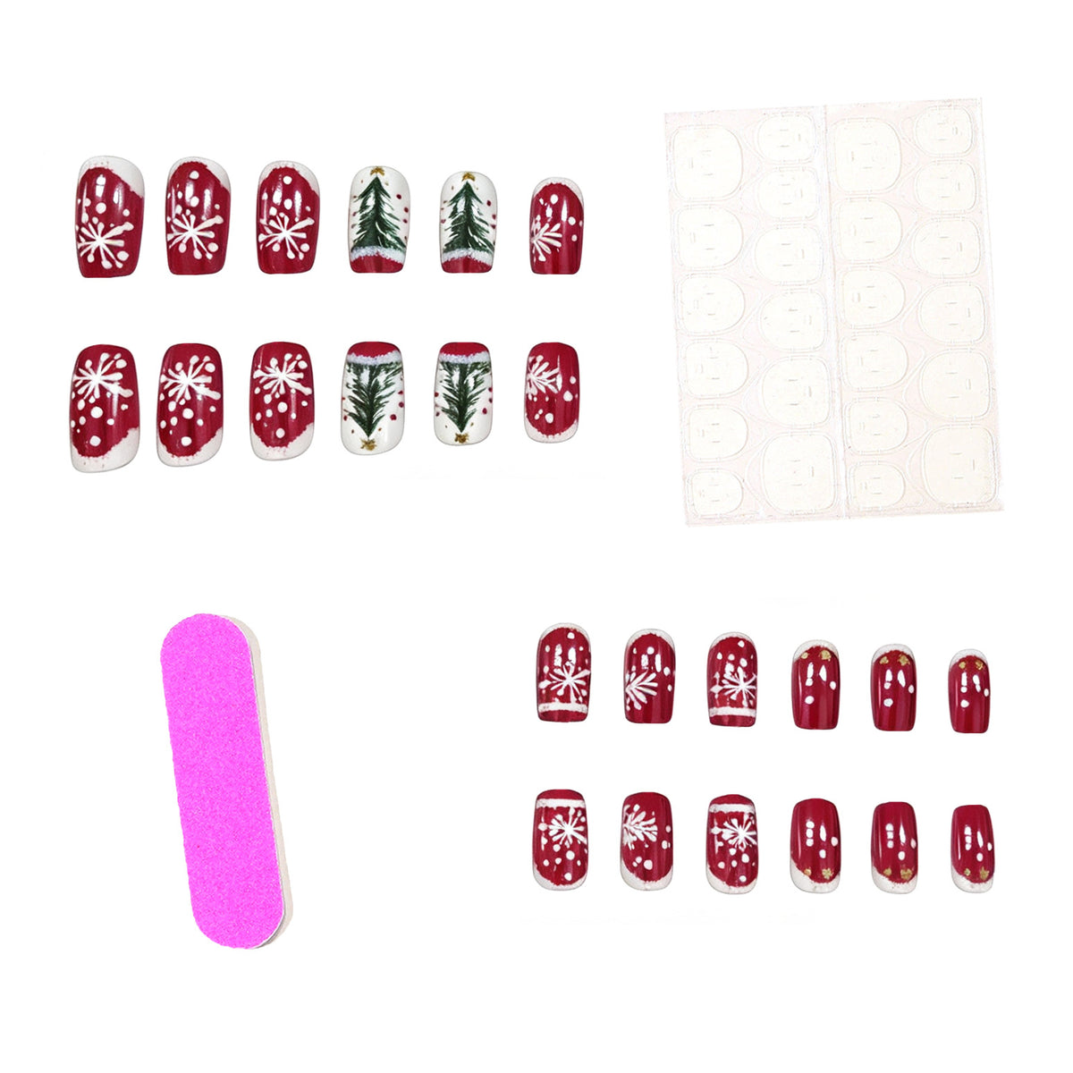 Themenbezogene Feiertags-Nagelkunst-Verzierungen Brehn