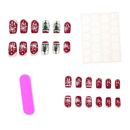 Themenbezogene Feiertags-Nagelkunst-Verzierungen Brehn