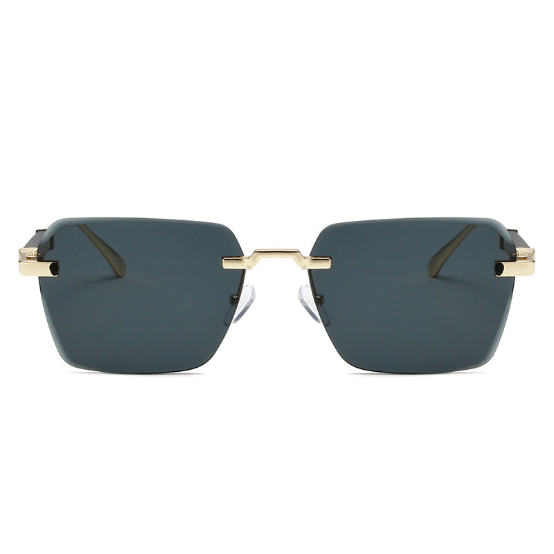 Damen modische Sonnenbrille mit quadratischem Rahmen und luxuriösen Akzenten Brehn