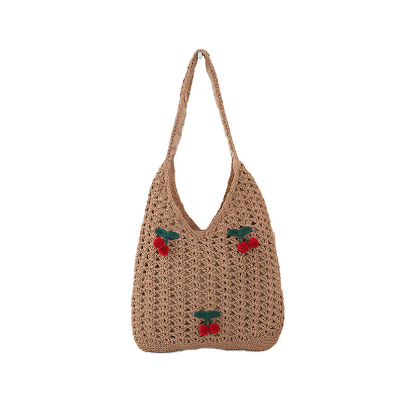 Handgefertigte Baumwoll-Shopper mit Fruchtigem Design Brehn