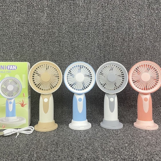 Unisex Tragbarer Mini Handventilator mit USB-Ladefunktion und ergonomischem Griff Brehn