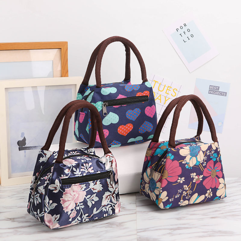 Floral Print Isolierte Lunch-Tragetasche Brehn