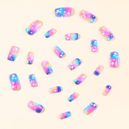 Galaxy-Inspirierte Nagelkunstverlängerungen Brehn