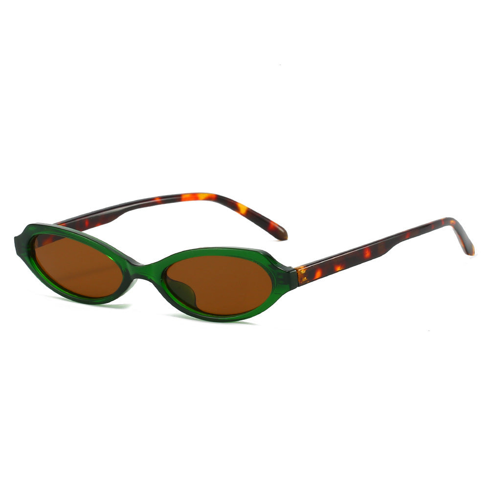 Modische ovale Rahmen-Sonnenbrille Brehn