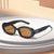 Modische ovale Sonnenbrille Brehn