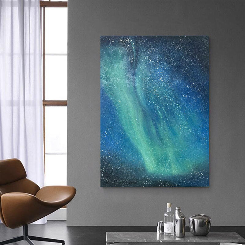 Himmlische Nordlichter Leinwandkunst