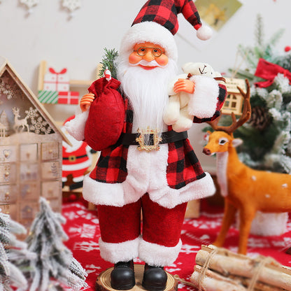 Nostalgische Weihnachtsmann Dekoration Brehn
