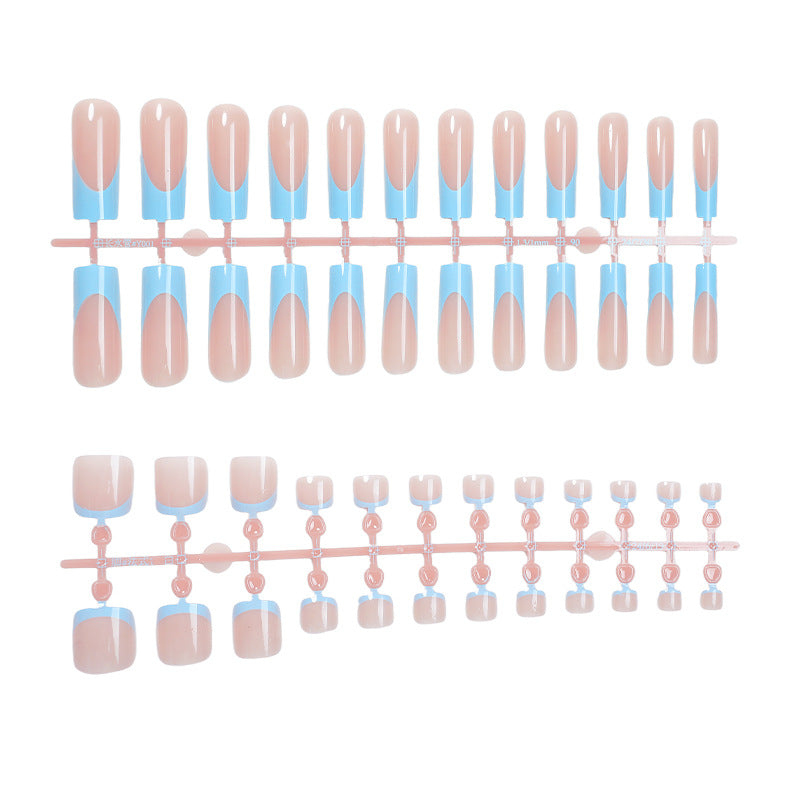 Kreatives Press-On Nail Set Brehn