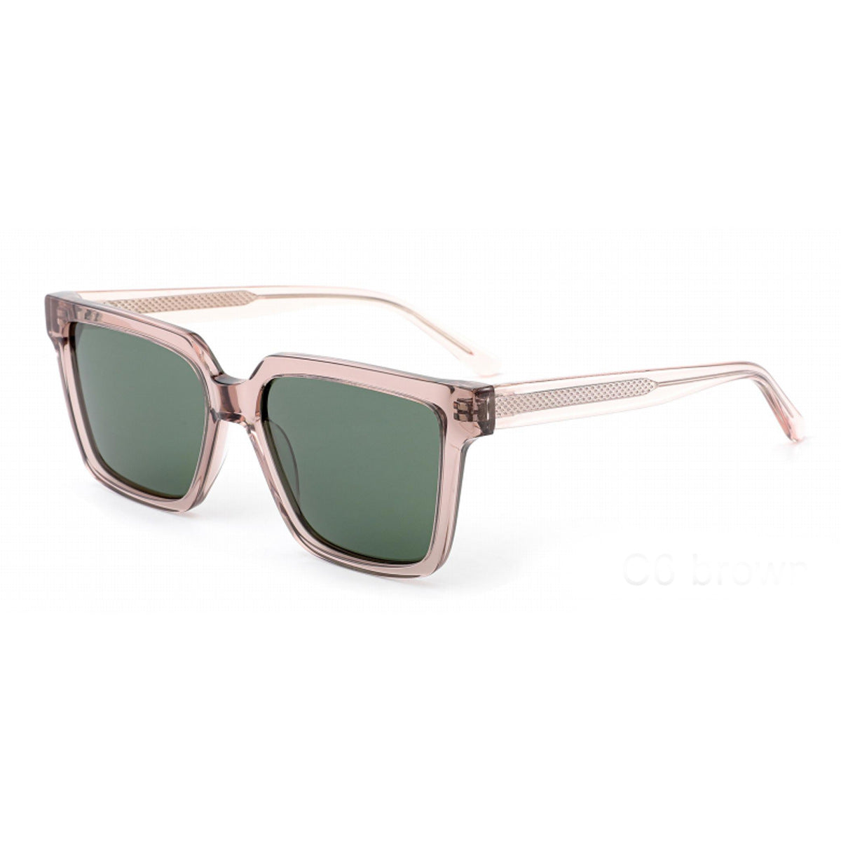 Damen quadratische Sonnenbrille mit modernem Kunststoffrahmen und UV-Schutz Brehn