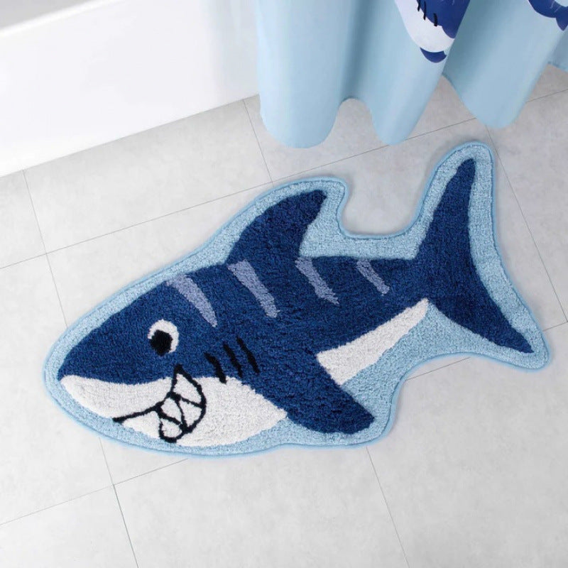 Fischgeschäftförmige dekorative Badematte