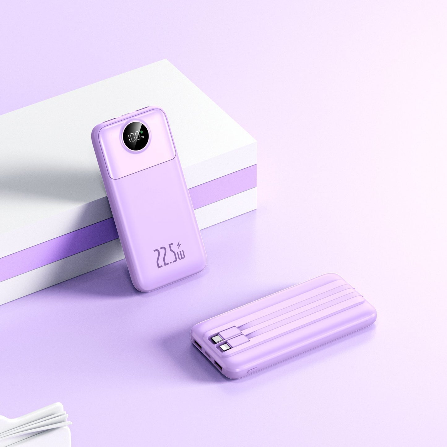 Powerbank mit extrem schneller Ladegeschwindigkeit und LED-Display Brehn