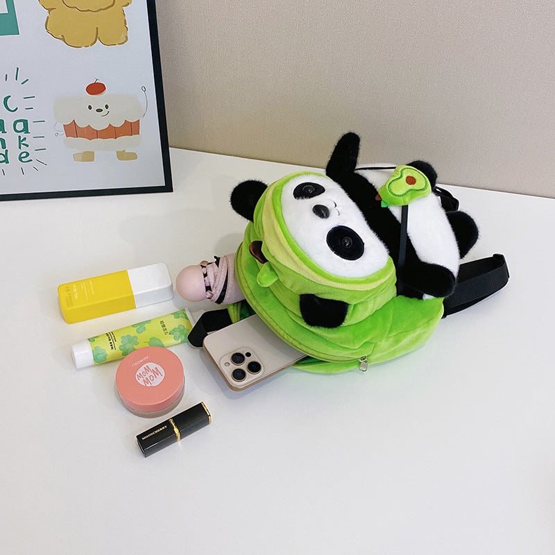 Plüsch-Rucksack mit Panda-Design Brehn