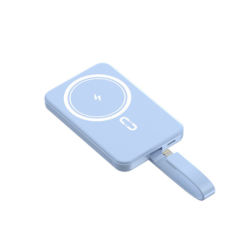 Magnetische Powerbank mit kabelloser Ladefunktion und integrierter Schnellladung Brehn